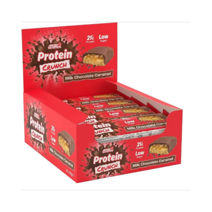 BOX -Applied Nutrition Protein Crunch Milk Chocolate Caramel 12 x 62