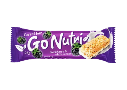 Go Nutri Blackberry and Creamy Grain Bar 25 g