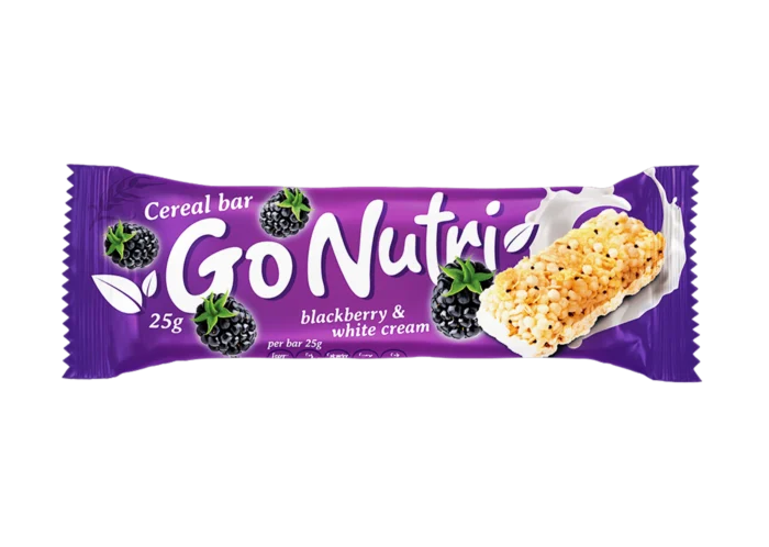 Go Nutri Blackberry and Creamy Grain Bar 25 g