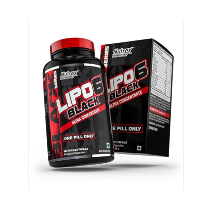 Nutrex Research Nutrex Lipo 6 Black Ultra Concentrate 60 كبسولة، عبوة واحدة